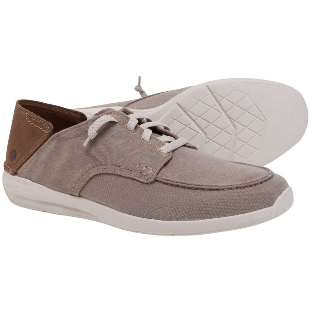 Clarks Gorwin Lace-Up Sneakers / Shoes - NEW Mens 10 Stone - #46177-OFCL
